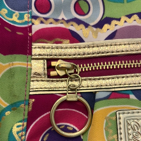 Colorful Vintage Coach “Poppy” Pop Art Graffiti Bag - Picture 7 of 12